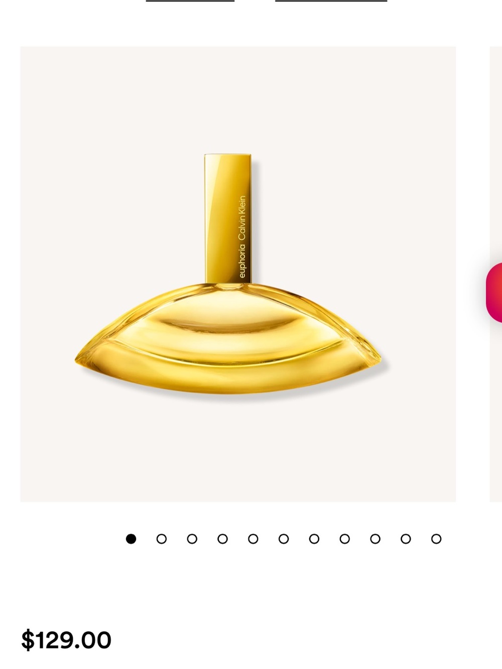 Calvin Klein Euphoria Solar Elixir Intense 3.3 floz